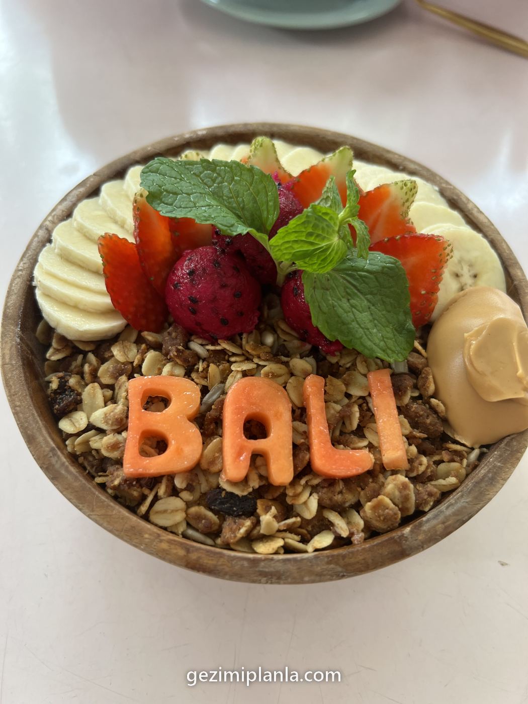 Bali'de smoothie kâsesi