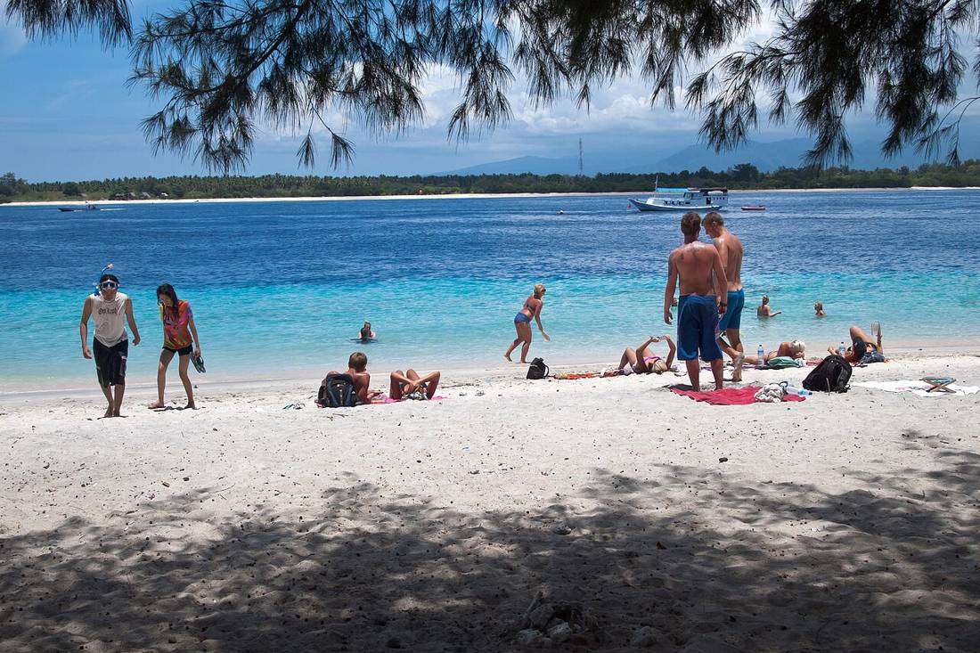 Gili adalarında kumsal