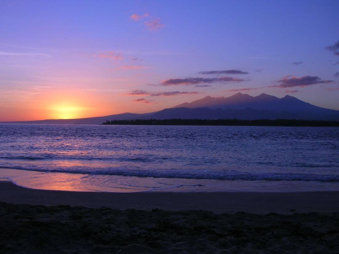 Gili adalarında gün batımı