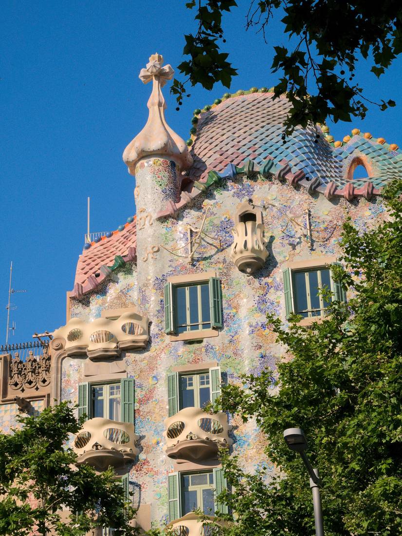 Casa Batlló'nun renkli cephesi
