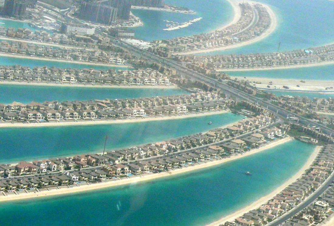 Palm Jumeirah havadan