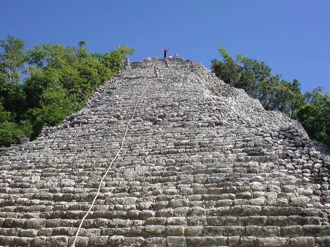 Cobá'da Nohoch Mul piramidi