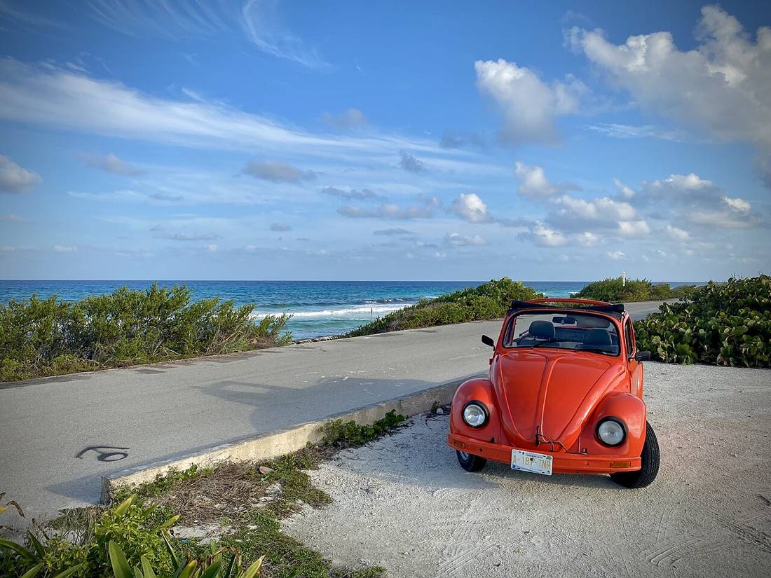 Cozumel'de deniz manzarası