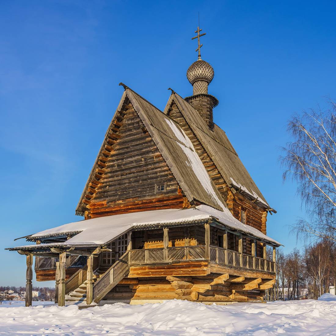 Suzdal'da ahşap kilise