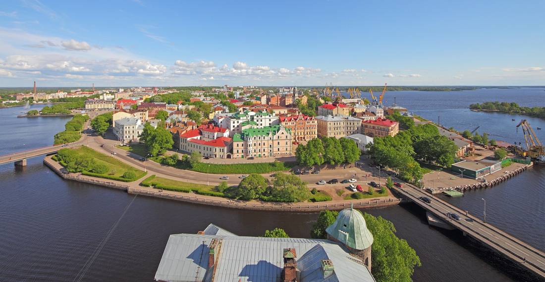 Olaf Kulesi'nden Vyborg eski şehri
