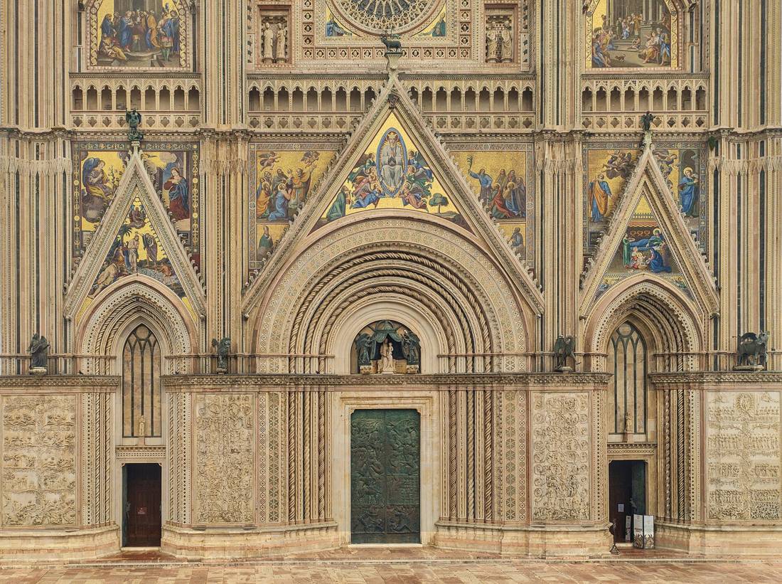Orvieto Katedrali'nin cephesi
