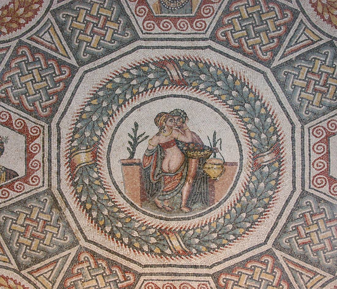 Villa Romana del Casale'de zemin mozaiği