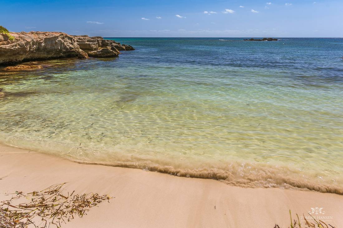 Favignana'da kumsal ve berrak deniz