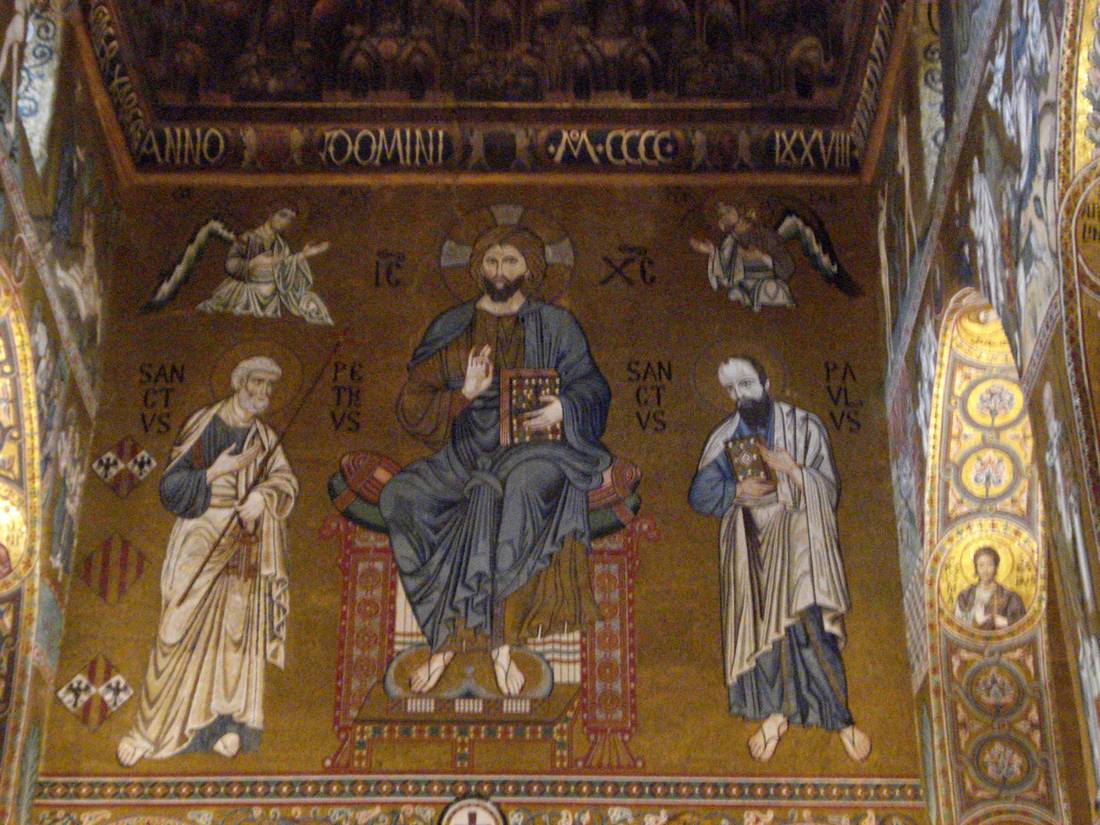 Palatine Şapeli'nin altın mozaikleri