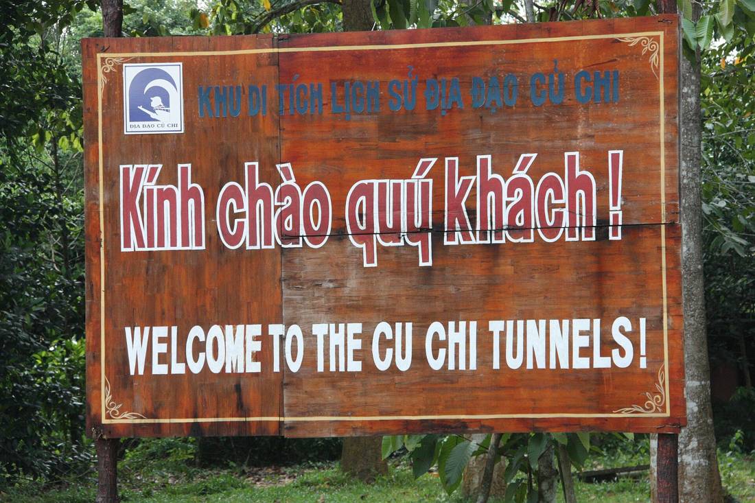 Cu Chi tünel girişi