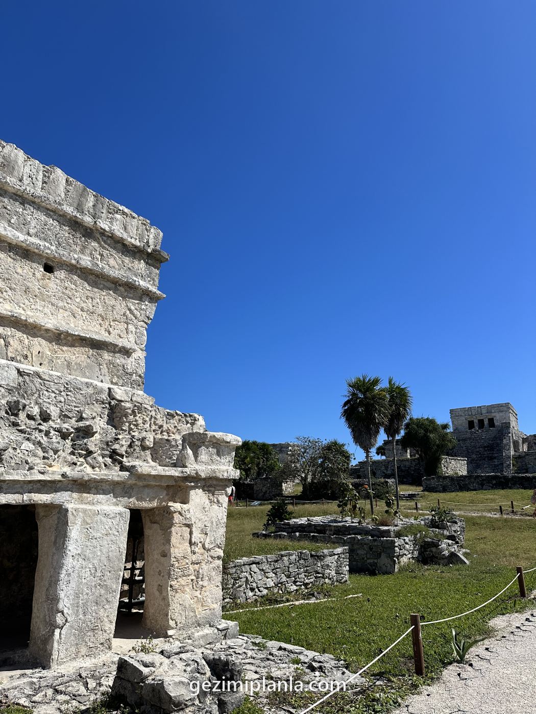 Tulum'da Maya harabeleri