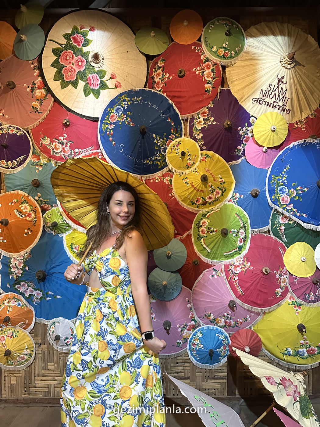 Renkli Tay şemsiyeleri